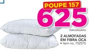 Mainstays 2 almofadas em fibra oca-por conjunto