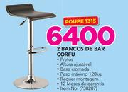 Corfu 2 bancos de bar