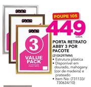 Game Porta retrato abby 3 por pacote-cada