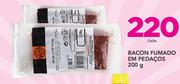 Bacon Defumado em Pedaços-200g cada