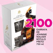 Garrafa De Johnnie Walker Rótulo Preto-750ml