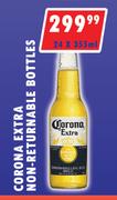 Corona Extra Non-Returnable Bottles-24 x 355ml