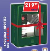 Tanqueray Imported Gin & Glasses-750ml