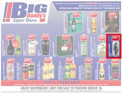 Big Daddy Liquor Stores (29 October - 04 November 2020), page 1
