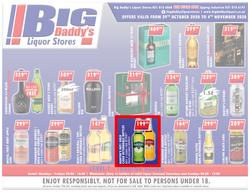 Big Daddy Liquor Stores (29 October - 04 November 2020), page 1