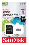 Sandisk 16GB Ultra Micro SD Card SDSQUNB-016G-