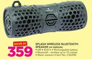 Volkano Splash Wireless Bluetooth Speaker VK-30000-BK