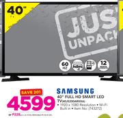 Samsung 40" Full HD Smart LED TV 40J5200ARXXA