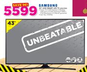 Samsung 43" UHD Smart LED TV 43KU7000