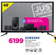Samsung 48" Full HD LED TV 48J5000 With Samsung 3D Blu Ray Home Theatre HT-J4500K