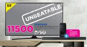 Samsung 55" UHD Smart LED TV 55KU7000KXXA With Free 2.1 Channel Soundbar+Subwoofer HW-K360