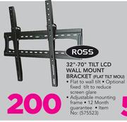 Ross 32-70" Tilt LCD Wall Mount Bracket Flat Tilt Mou