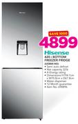 Hisense 420Ltr Bottom Freezer Fridge 420BMI-WD