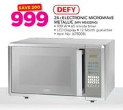 Defy 28Ltr Electronic Microwave Metallic MW M2822MG