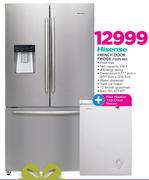 Hisense French Door Fridge 720FS-WD With Free Hisense 130Ltr Chest Freezer