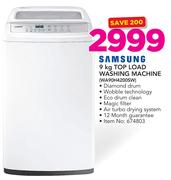Samsung 9Kg Top Load Washing Machine WA90H4200SW