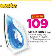 Pineware Steam Iron PSI-60