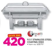 Tissolli 9.5Ltr Stainless Steel Chafing Dish