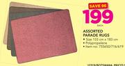 Assorted Parade Rugs-Each
