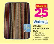 Waltex Candy Overlocked Rug-Each