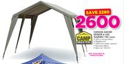 Campmaster Canvas Safari Senior 6 Leg Gazebo 150