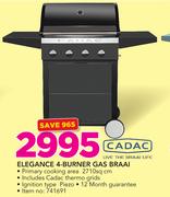 Cadac Elegance 4 Burner Gas Braai