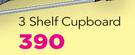 Campmaster Camping Cupboard 3 Shelf