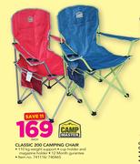 Campmaster Classic 200 Camping Chair-Each