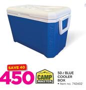 Campmaster Blue Cooler Box-50Ltr