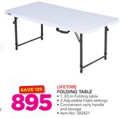 Lifetime Folding Table