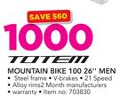 Totem Mountain Bike 100 26" Men