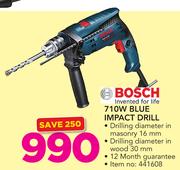 Bosch 710W Blue Impact Drill
