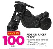 Ride-On Racer Black