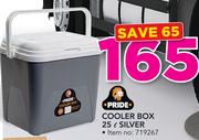 Pride 25Ltr Silver Cooler Box
