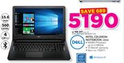 Dell 15.6" Intel Celeron Notebook
