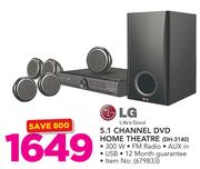 LG 5.1 Channel DVD Home Theatre DH-3140