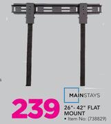 Mainstays 26"-42" Flat Mount