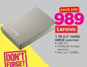 Lenovo 1TB 2.5" Hard Drive UHD F309