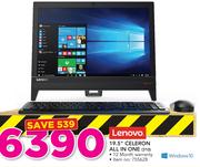 Lenovo 19.5" Celeron All In One 310