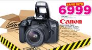 Canon EOS 1300D Twin Lens Camera Bundle
