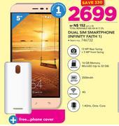 Hisense Infinity Faith 1 Dual Sim Smartphone With Free Phone Cover