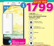Hisense Infinity U989 Dual Sim Smartphone With Free Bluetooth Speaker And Phone Cover