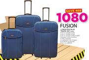 Fusion 3 Piece EVA Blue Travel Set 1849