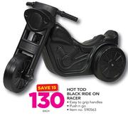 Hot Tod Black Ride On Racer