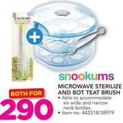 Snookums Microwave Sterlize And Bot Teat Brush-For Both