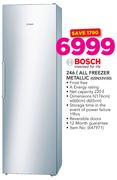 Bosch 246Ltr All Freezer Metallic GSN33V130