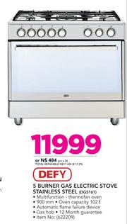 Defy gas top stove dgs161