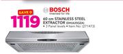 Bosch 60cm Stainless Steel Extractor DHU635GZA