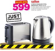 Salton 2 Piece Stainless Steel Breakfast Pack SCP-03
