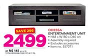 Odessa Entertainment Unit Excluding Accessories